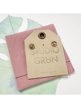 Anthropologie Studio Grun Peace Post Earrings
